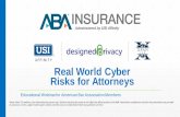 Real World Cyber Risks for Attorneys