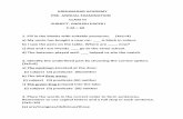 KRISHNAGAR ACADEMY PRE- ANNUAL EXAMINATION CLASS III ...