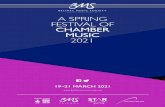 A SPRING FESTIVAL OF CHAMBER MUSIC 2021