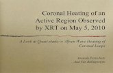 Coronal Heating of an Active Region Observed by XRT on May ...
