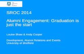 SROC 2014 Alumni Engagement: Graduation is just the start