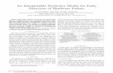 An Interpretable Predictive Model for Early Detection of ...