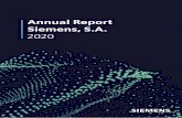 Annual Report Siemens, S.A.