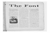 The Font: January 18, 1927