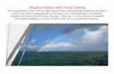 Weather Notes with Poole Sailing
