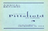 Annual report of the town officers of Pittsfield for the ...