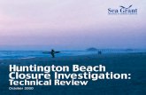 Huntington Beach Closure Investigation: Technical Review