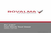 RV-2367 Hot WorkToolSteel - Rovalma S.A.
