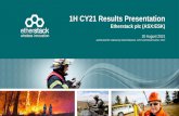 1H CY21 Results Presentation