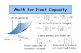 Math for Heat Capacity