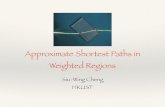Approximate Shortest Paths in Weighted Regions