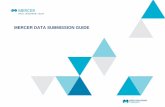 MERCER DATA SUBMISSION GUIDE