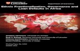 Ethnic Fractionalization, Governance and Loan Defaults in ...