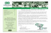Taylor County 4H Newsletter