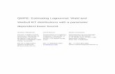 QMPE: Estimating Lognormal, Wald and Weibull RT ...