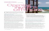 OFFSHORE FINANCIAL CENTRES Opening offshore the door to