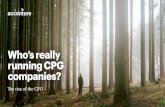 Who’s really running CPG companies?
