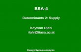 Determinants 2: Supply Keywan Riahi riahi@iiasa.ac