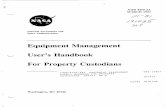 Equipment Management User's Handbook For Property Custodians