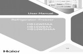 User Manual Refrigerator-Freezer HB16WMAA HB16WBAA …