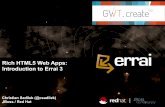 Rich HTML5 Web Apps: Introduction to Errai 3