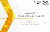 WELCOME TO SERVE -LEARN -SUSTAIN (SLS)