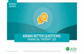 Asking Better Questions with Financial Therapy Techniques
