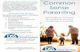 Parenting Education Partners Common Sense Parenting