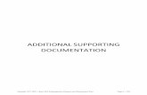 ADDITIONAL SUPPORTING DOCUMENTATION