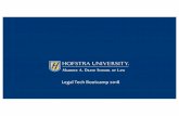Legal Tech Bootcamp 2018 - Hofstra University