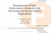 Development of High- Performance Lithium-Ion Cell ...