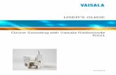 Ozone Sounding with Vaisala Radiosonde RS41 User's Guide
