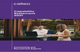 Capability Statement 2021 - Calleo