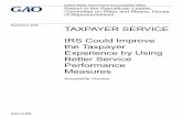 GAO-20-656, Accessible Version, Taxpayer Service: IRS ...