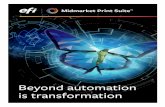Beyond automation is transformation