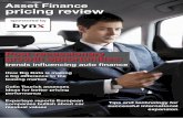 Asset Finance Asset ﬁnance pricing review