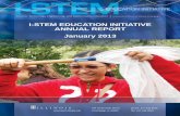 I-STEM EDUCATION INITIATIVE ANNUAL REPORT January 2013