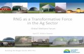 RNG as a Transformative Force in the Ag Sector