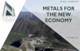 TSX: NCP | OTCQB: NCPCF METALS FOR THE NEW ECONOMY