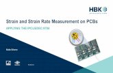 Strain and Strain Rate Measurement on PCBs