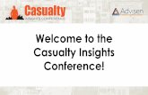Welcome to the Casualty Insights Conference!