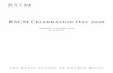 RSCM Celebration day 2020 Music Book