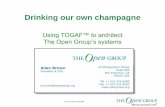 Using TOGAF™ to architect The Open Group’s systems