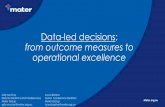 Data-led decisions: from outcome measures to operational ...