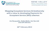 Mapping Ecosystem Services & biodiversity with a view to ...