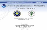 Creation and expansion of Vermont’s Geodetic Network