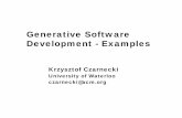 Generative Software Development - Examples