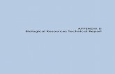 APPENDIX D Biological Resources Technical Report