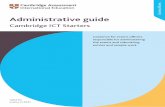Cambridge ICT Starters Administrative Guide for 2021