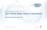 2014 World Water Week in Stockholm - Swedish Water House